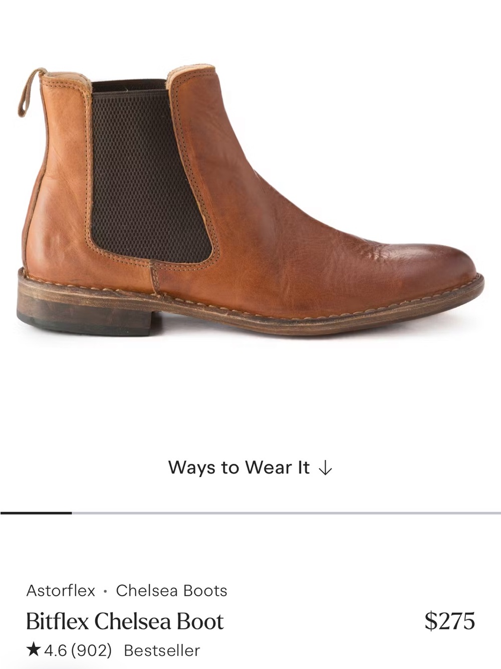 Bitflex Chelsea Boot - Brown